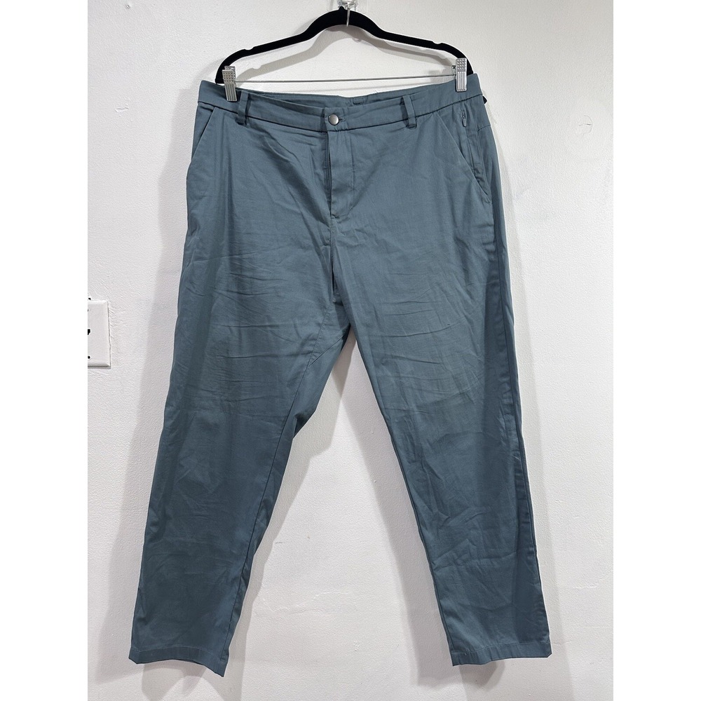 Lululemon Chinos Cropped Pants Casual Everyday Trousers Blue Size Unknown - Picture 3 of 13